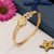 Heart with Diamond Brilliant Design Gold Plated Bracelet for Lady - Style A310