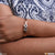 2 Round Sparkling Design Rose Gold Bracelet For Ladies - Style Lbra004