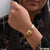 Mango Design With Diamond Chic Design Gold Plated Bracelet For Women - Style Lbra060