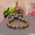 Crown in Diamond with Ball Fancy Design Golden Color Bracelet for Girl - Style LBRA085