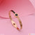 Roman Number With Diamond Gorgeous Design Rose Gold Bracelet - Style Lbra098
