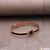 Roman Number With Diamond Superior Quality Rose Gold Bracelet For Lady - Style Lbra141