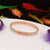 Gorgeous Design With Diamond Rose Gold Bracelet For Women - Style Lbra147