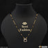 1 Gram Gold Plated with Diamond Best Quality Mangalsutra for Women - Style A403