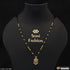 1 Gram Gold Plated with Diamond Latest Design Mangalsutra for Women - Style A406