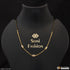 1 Gram Gold Plated Sparkling Design Mangalsutra for Women - Style A387