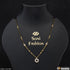 1 Gram Gold Plated with Diamond Chic Design Mangalsutra for Women - Style A483