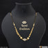1 Gram Gold Plated with Diamond Fancy Design Mangalsutra for Women - Style A482