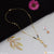 Finely Detailed Sparkling Design Gold Plated Mangalsutra for Women - Style A456