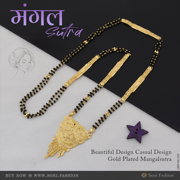 Beautiful Design Casual Design Gold Plated Mangalsutra for Women - Style A476