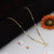 Heart Shape with Diamond Fashionable Gold Plated Mangalsutra for Women - Style A485