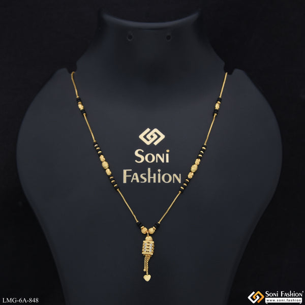 Fancy Design Gold Plated Mangalsutra for Women - Style A848