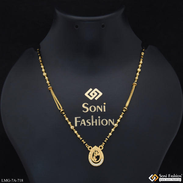 Fancy Design Gold Plated Mangalsutra for Women - Style A718