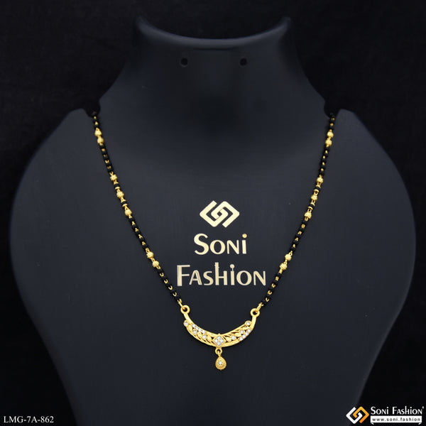 Fashionable Gold Plated Mangalsutra for Women - Style A862