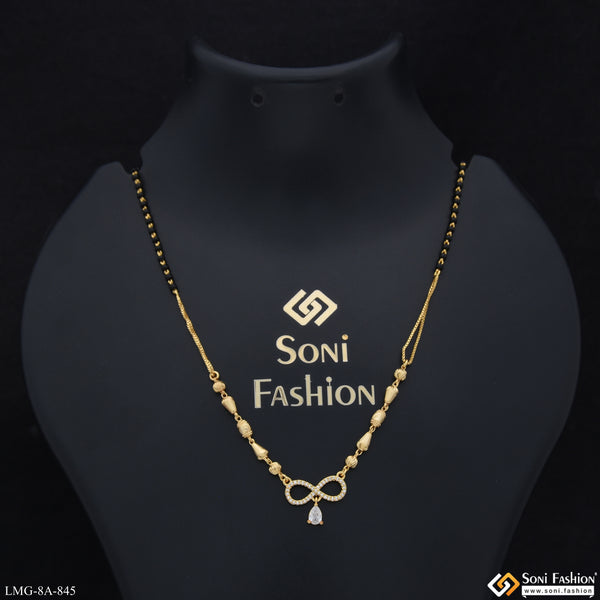 Infinity Opulent Design Gold Plated Mangalsutra for Women - Style A845