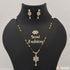 1 Gram Gold Plated Flower Best Quality Mangalsutra Set for Women - Style A434