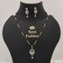 1 Gram Gold Plated White Stone Fashionable Mangalsutra Set for Women - Style A436