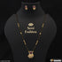 1 Gram Gold Plated with Diamond Funky Design Mangalsutra Set for Women - Style A450