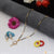 1 Gram Gold Plated White Stone Fashionable Mangalsutra Set for Women - Style A436