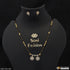 1 Gram Gold Plated with Diamond Cool Design Mangalsutra Set for Women - Style A448
