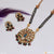 Peacock with Diamond New Style Gold Plated Mangalsutra Set for Lady - Style LMSA022
