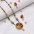 Butterfly With Diamond Attention-getting Design Gold Plated Mangalsutra Set - Style Lmsa037