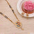 Fish In Round With Diamond Border Beautiful Design Gold Plated Mangalsutra Set - Style Lmsa105