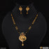Butterfly With Diamond Glamorous Design Gold Plated Mangalsutra Set - Style Lmsa043