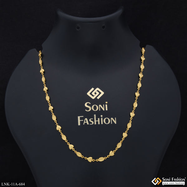 Casual Design Gold Plated Chain for Ladies - Style A684