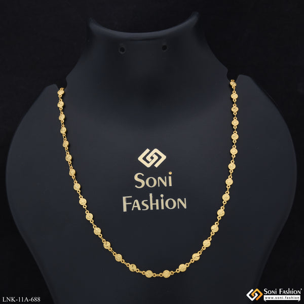 High-Class Design Gold Plated Chain for Ladies - Style A688