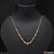1 Gram Gold Plated with Diamond Artisanal Design Necklace for Lady - Style A107