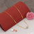 1 Gram Gold Plated with Diamond Beautiful Design Necklace for Ladies - Style A369