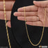 1 Gram Gold Plated Funky Design Stunning Design Chain for Lady - Style A388