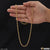 Chic Design with Diamond Cool Design Gold Plated Mala for Women - Style A404
