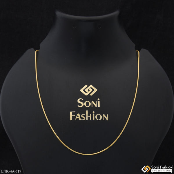 Lovely Design Gold Plated Chain for Ladies - Style A719