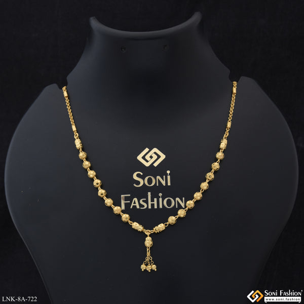 Exclusive Design Gold Plated Necklace for Ladies - Style A722