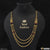 Finely Detailed Glittering Design Gold Plated Mala for Women - Style A415