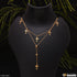 Cross Attention-Getting Design Golden Color Necklace for Girls - Style LNKA037