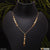 Round Designer Golden Color Necklace for Women & girls - Style LNKA038