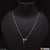 Fancy Design with Diamond Golden Color Necklace for Women & Girls - Style LNKA081