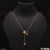 Attention-Getting Design Butterfly Rose Gold Necklace Set for Women - Style LNKA067