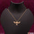 Eagle With Diamond Funky Design Golden Color Necklace For Women - Style Lnka057