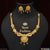 Classic Hand-Finished Design Gold Plated Necklace Set for Women - Style A473