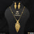 Graceful Design Funky Design Gold Plated Necklace Set for Ladies - Style A575