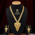 Latest Design Glittering Design Gold Plated Necklace Set for Lady - Style A596