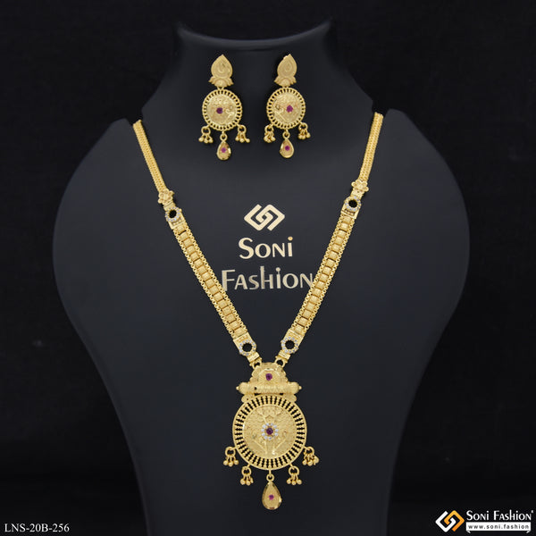 Latest Design Gold Plated Necklace Set for Women - Style B256