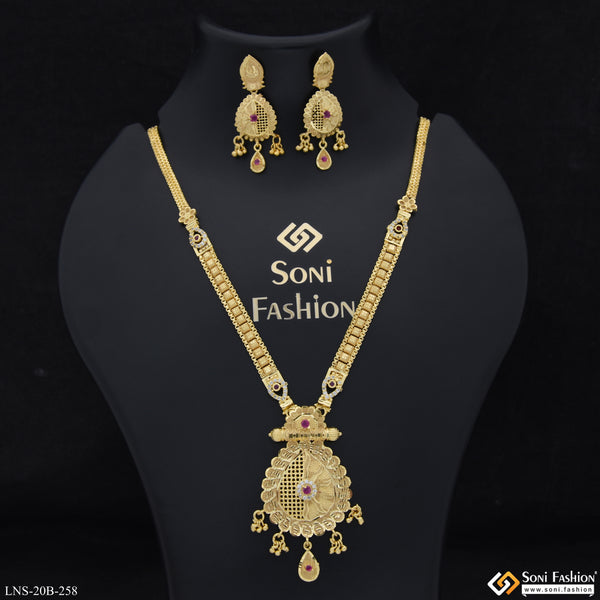 Casual Design Gold Plated Necklace Set for Women - Style B258