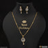 1 Gram Gold Plated with Diamond New Style Necklace Set for Ladies - Style A524