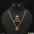 1 Gram Gold Plated Sparkling Design Necklace Set for Ladies - Style A531