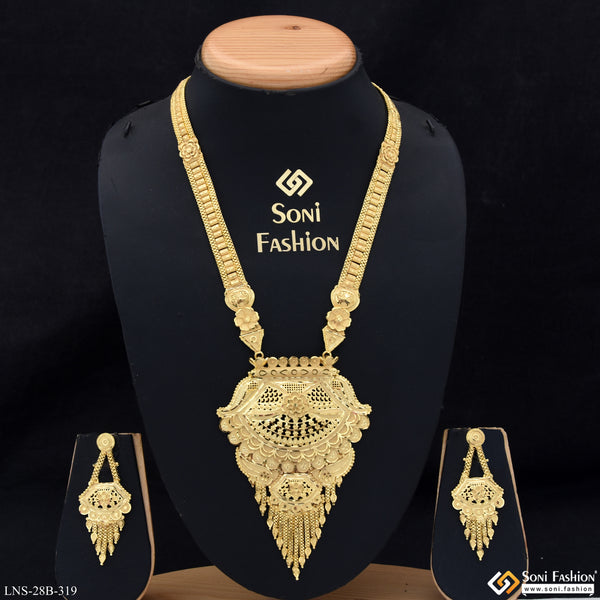 Opulent Design Gold Plated Necklace Set for Women - Style B319